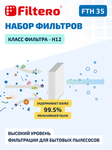 Набор фильтров Filtero FTH 35 для пылесосов Samsung