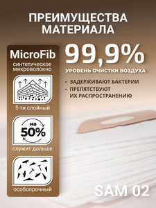 Мешки-пылесборники Filtero SAM 02 Comfort, 4 шт, синтетические