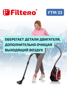 Filtero FTM 33 фильтр моторный для пылесосов Tefal, Rowenta