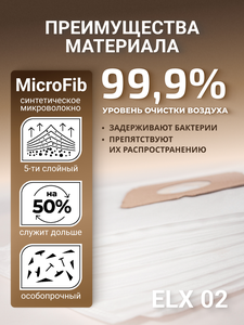 Мешки-пылесборники Filtero ELX 02 Comfort, 4шт, синтетические