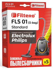 Мешки-пылесборники Filtero FLS 01 (S-bag) Standard, 5 шт, бумажные