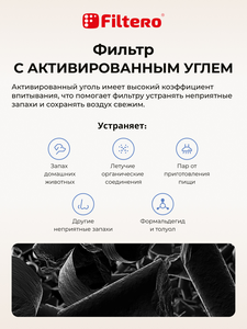 Filtero FTA 09 фильтр для воздухоочистителя Xiaomi Smart Air Purifier 4, зеленый