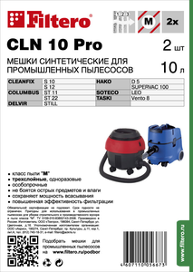 Filtero CLN 10 Pro, 2 шт, мешки синтетические, сменные
